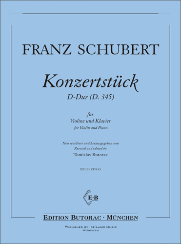 Cover - Schubert Konzertstück D-Dur (D 345)